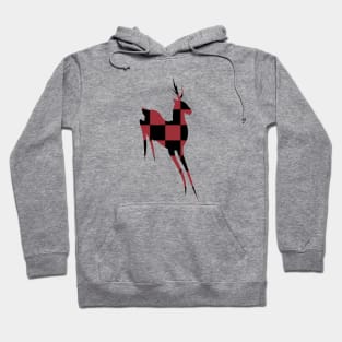 Black & Red Deer Hoodie